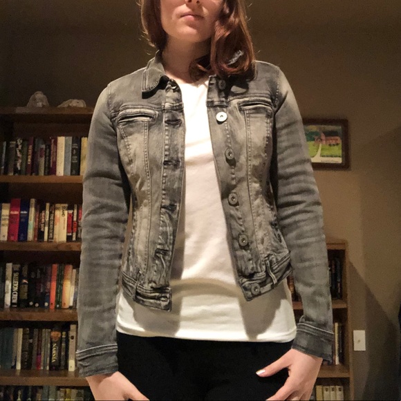 Gray Denim Jacket - Picture 2 of 3